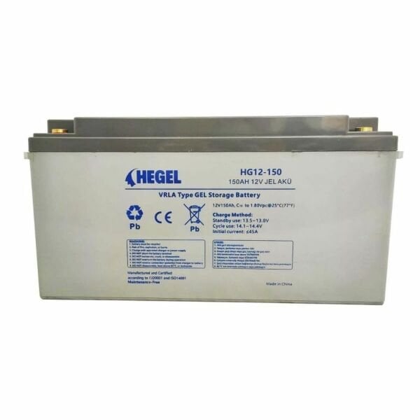 Hegel 150 Ah  12V Jel Akü