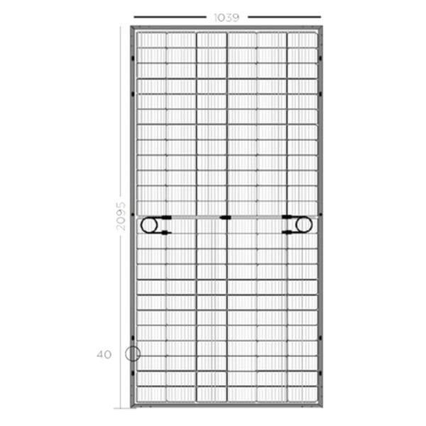 Plurawatt Monoperc 455 W Half-Cut Solar Güneş Paneli(PW M6X72)
