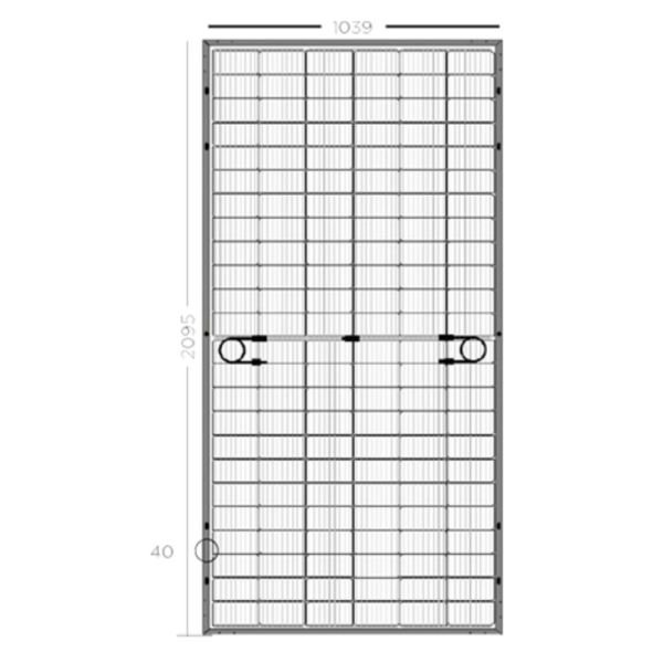 Plurawatt Monoperc 460 W Half-Cut Solar Güneş Paneli(PW M6X72)