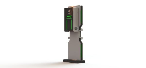 Umay Tech Elektrikli AC Araç Şarj İstasyonu 11 kW - 1 Priz Çıkışlı