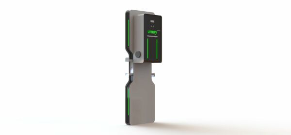 Umay Tech Elektrikli AC Araç Şarj İstasyonu 2x7,4 kW - 2 Tabanca Çıkış